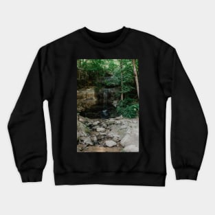 stream in the forest Crewneck Sweatshirt